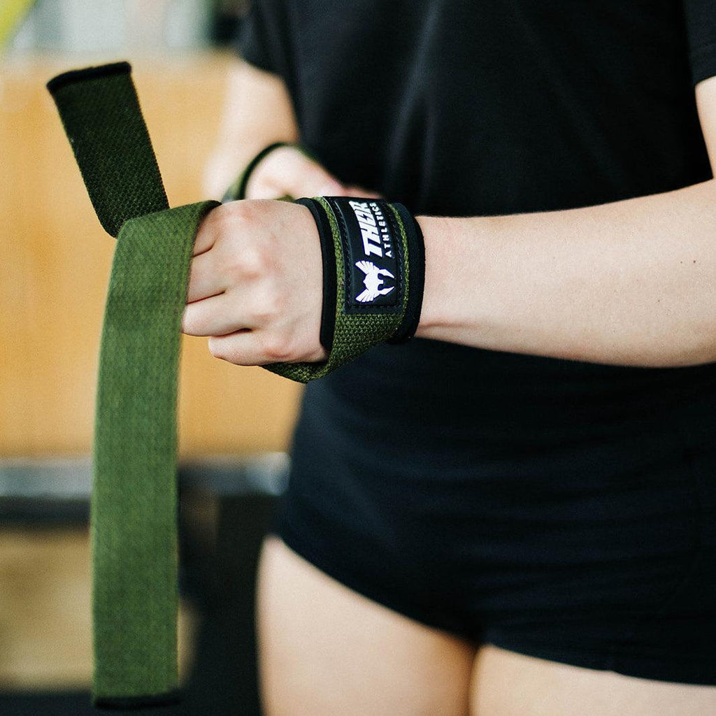 Thor Lifting Straps | Army Green
